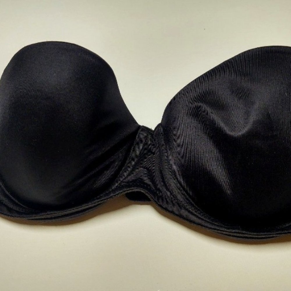 black strapless bra
